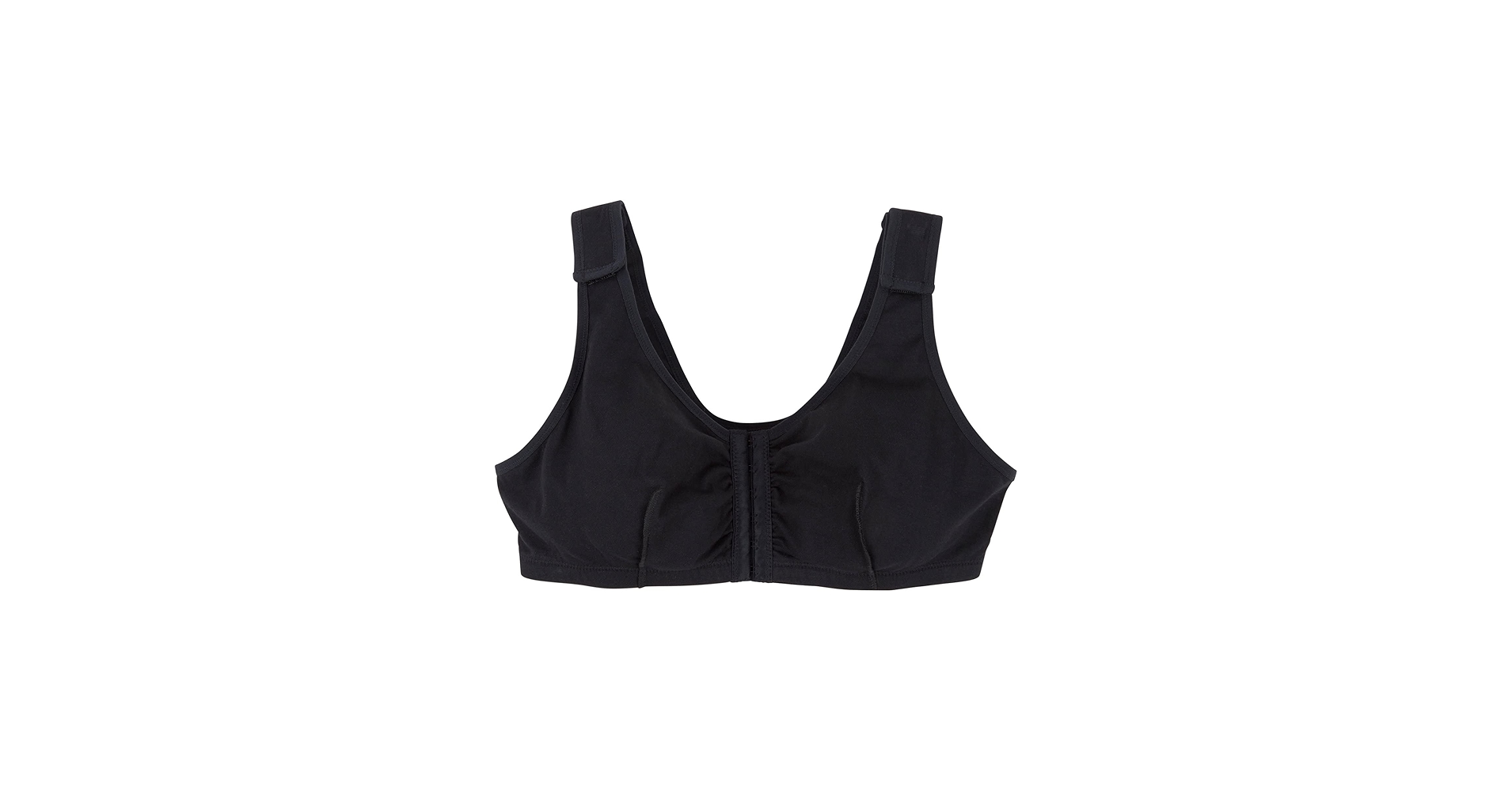 McKesson Black Cotton-Spandex Surgi-Bra - Post-Surgical Bra